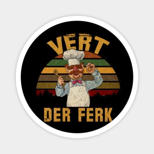 the swedish chef retrococ;ore ElaCuteOfficeGirl Vintage Magnet